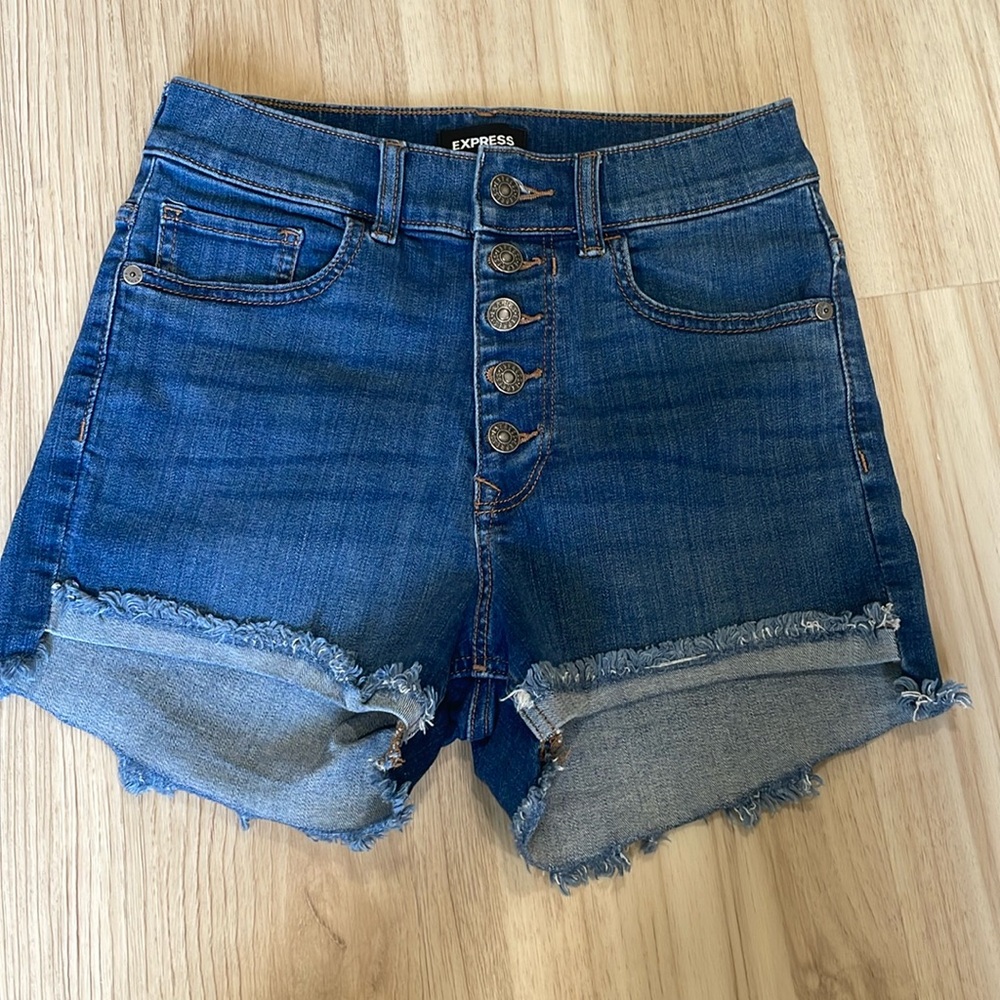 Express High Rise Shorts Size 0
